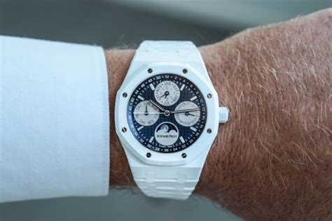 audemars piguet céramique blanche prix|audemars piguet ceramic perpetual calendar.